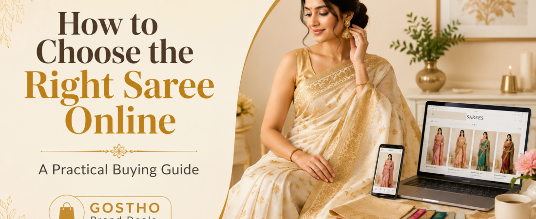 How to Choose the Right Saree Online – A Practical Buying Guide