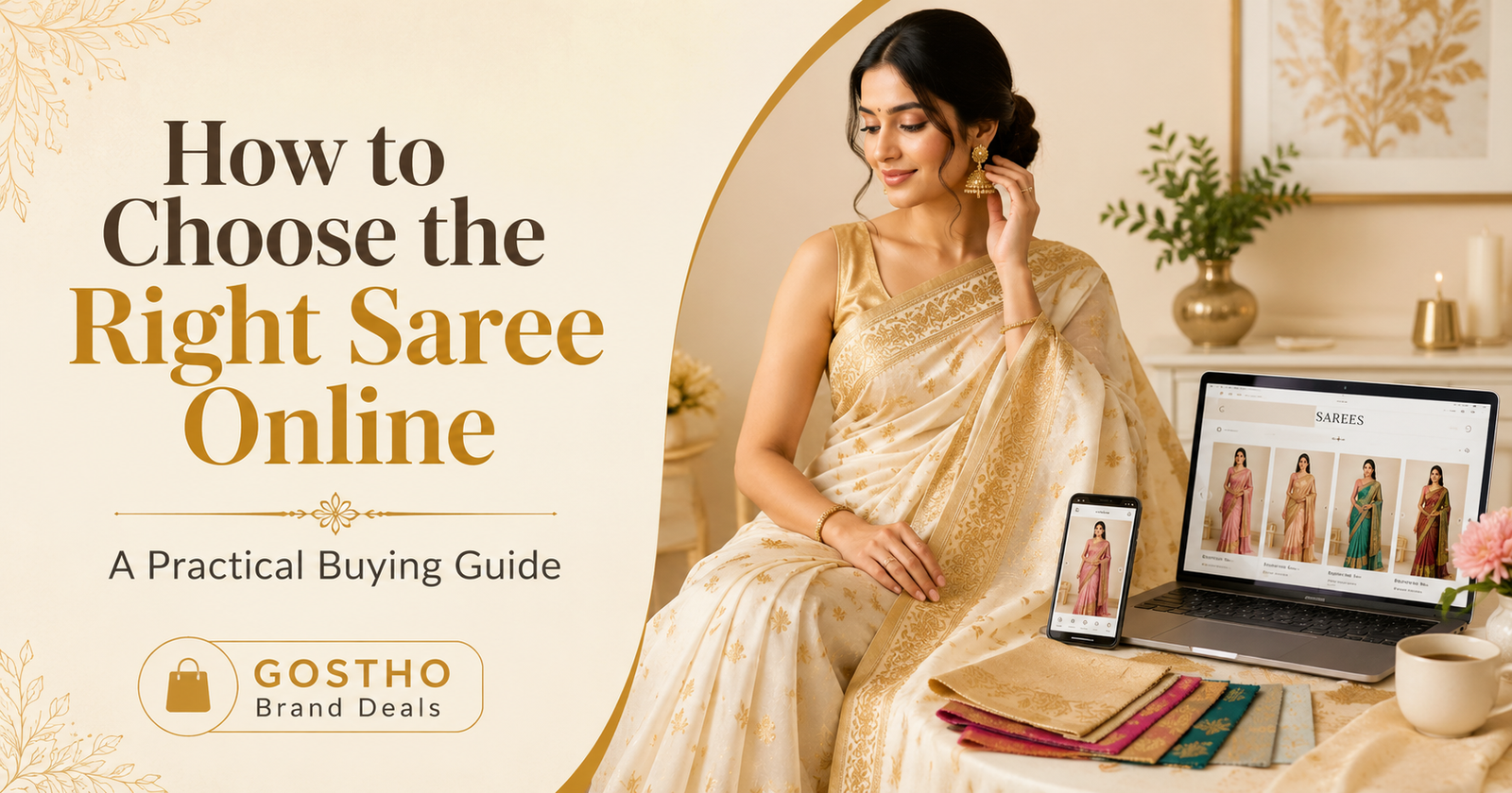 How to Choose the Right Saree Online – A Practical Buying Guide