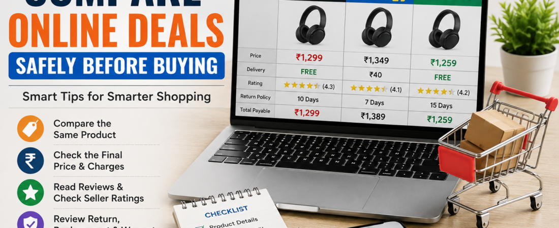 How to Compare Online Deals Safely Before Buying