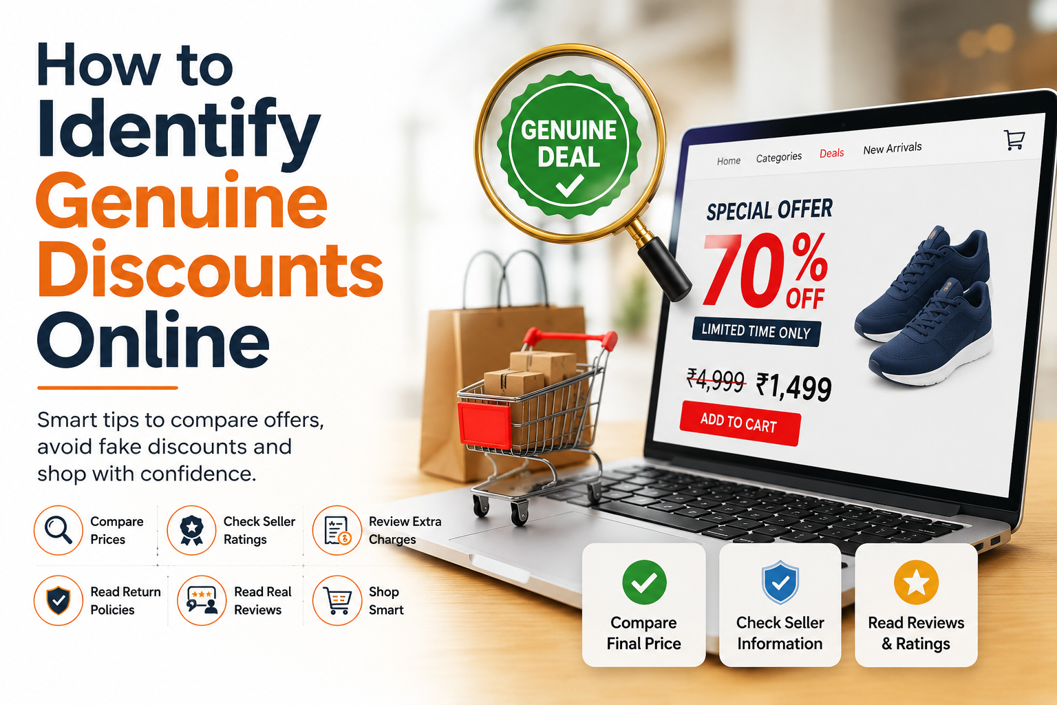 How to Identify Genuine Discounts Online