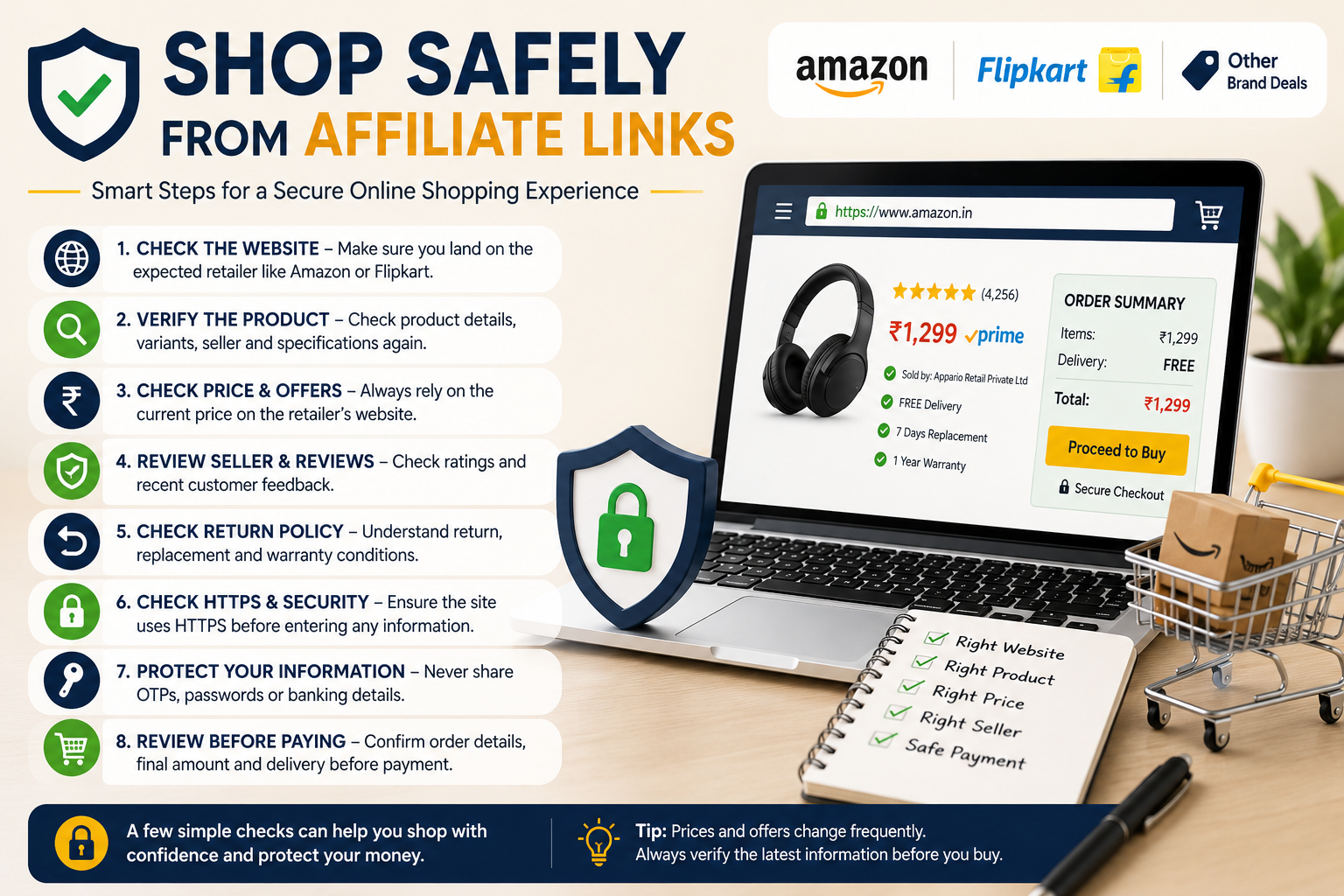 How to Shop Safely from Affiliate Links