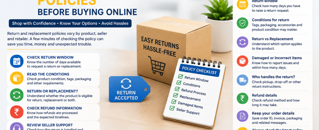 How to Check Return and Replacement Policies Before Buying Online